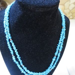 Mine Finds by Jay King Dtr 2 Strand Sleeping Beauty Turquoise Necklace A BEAUTY